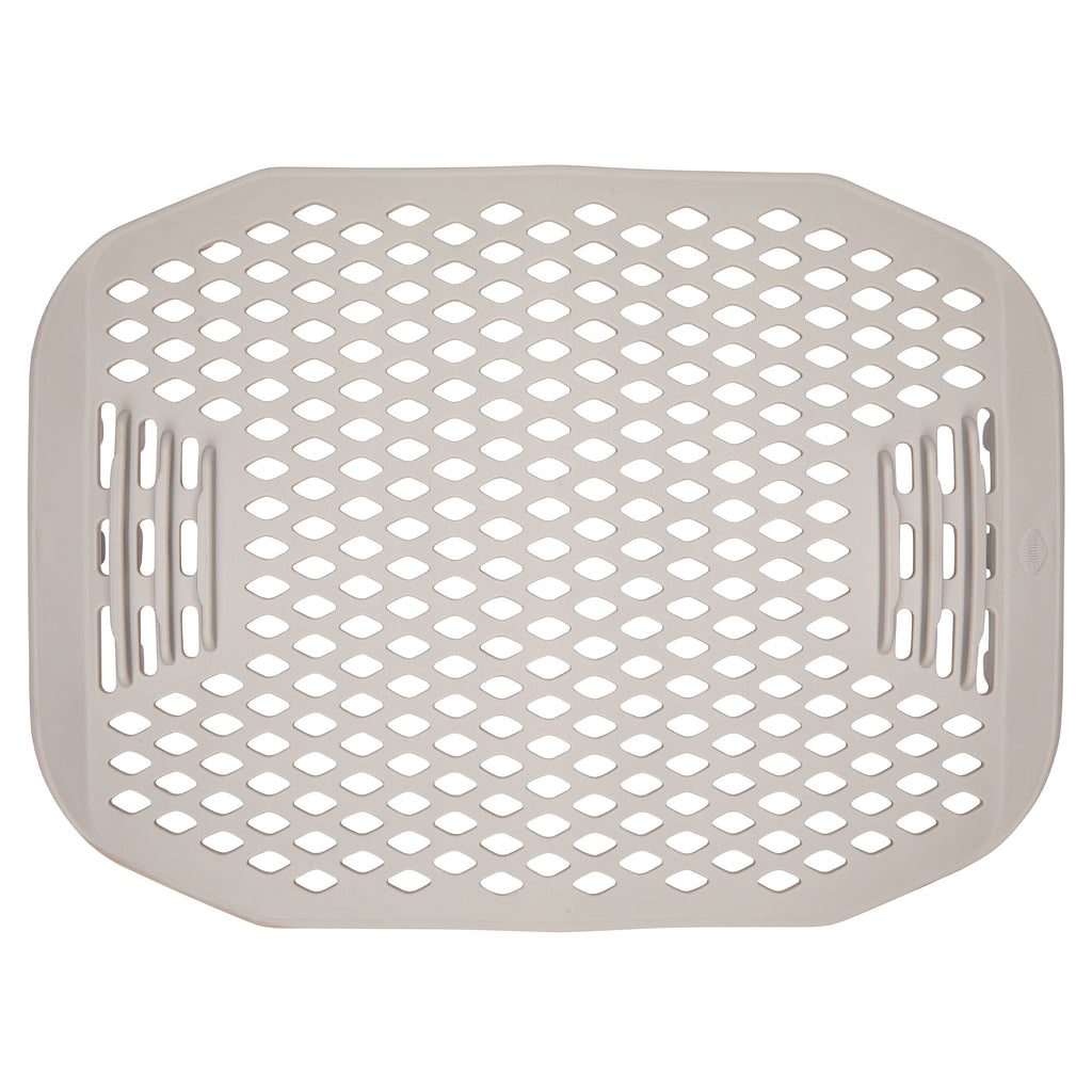 Clorox KeptClean Large Kitchen Sink Mat with Rinse Rack Ginsey Home