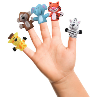 Playtex Safari 5 Piece Finger Puppet Set