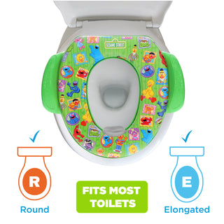 Sesame Street "Framed Friends" Soft Potty Seat