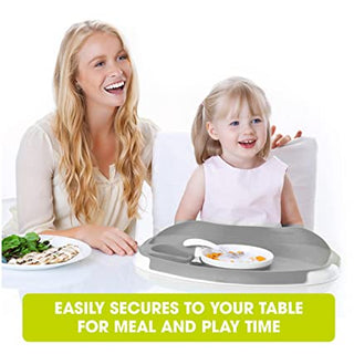 Bambinos Tidy Table Activity and Meal Tray, Grey