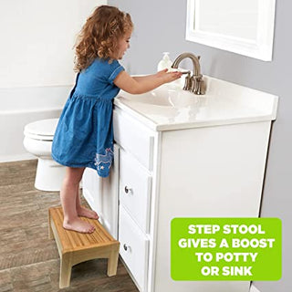 Growing Up Green Bamboo Step Stool