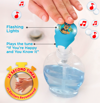 PAW Patrol Chase Musical Soap Pump Timer