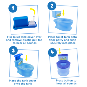 BLUEY Playtime Floor Potty Trainer w/sound