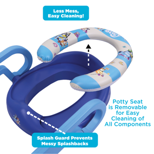 BLUEY Step & Sit Potty Trainer with Ladder