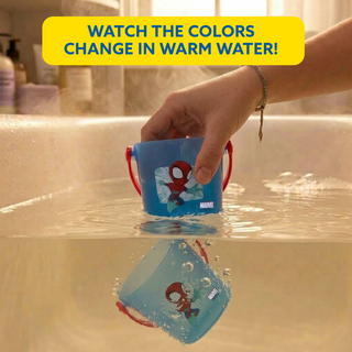 Marvel Spidey and His Amazing Friends 5 Piece Color Change Rinse Cups