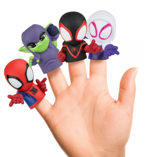 Spidey and His Amazing Friends 4 Piece Color Change Jumbo Finger Puppets