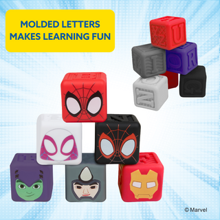 Marvel Spidey Cube Bath Squirters, 6-Piece