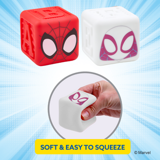 Marvel Spidey Cube Bath Squirters, 6-Piece