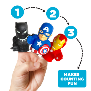 Marvel Avengers 10 Piece Finger Puppet Set