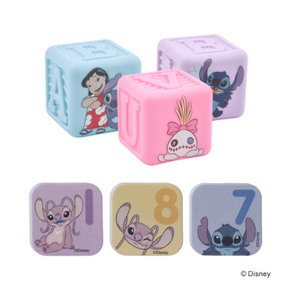 Disney Stitch 25 Piece Cube Squirter Foam Cling Set