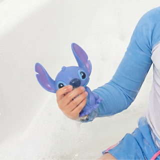 Disney Stitch Bath Toy Set with Non-Slip Bath Mat, 3-Piece Bath Toys for Toddlers & Kids – Safe Splash & Squirt Set with Jumbo Splash Squirters for Bath & Tub Play
