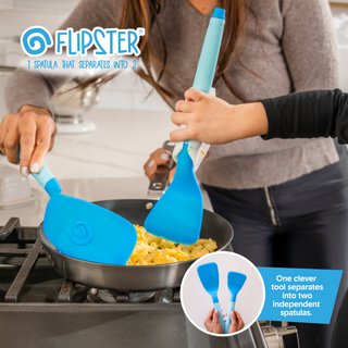 Crayola Kidchen™ Flip & Whirl Set, 2-Piece Kitchen Utensil Set with Flipster™ Spatula & Whirlsk™ Whisk