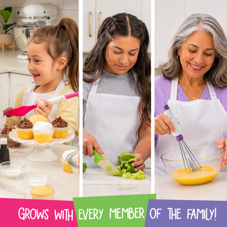 Crayola Kidchen™ Kut & Prep Set, 2-Piece Kitchen Prep Set with Kutnup™ Safety Knife & Silicone Cutting Mat