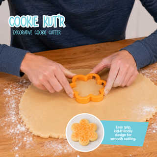 Crayola Kidchen™ Bake & Blossom 2-Piece Cooking & Baking Set with Spoontula™ & Daisy Cookie Cutter, Silicone Spoon Spatula