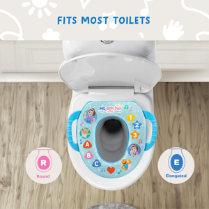 Ms. Rachel Soft Potty Seat With Storage Hook - Potty Training Seat