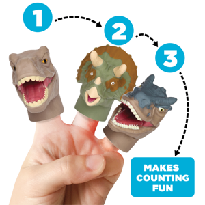 Jurassic World 10 piece Finger Puppet Set