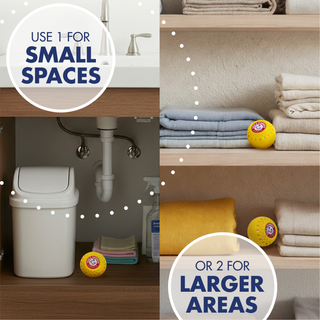 Arm & Hammer Odor Busterz™ Balls, 3 Odor Balls Meyer Lemon