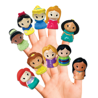 Disney Princess 10 Piece Finger Puppet Set