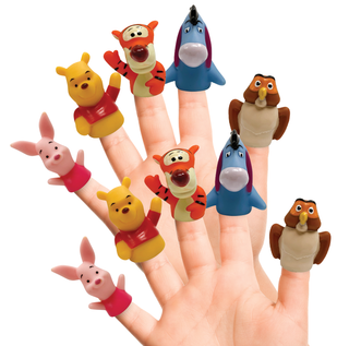 Disney Winnie the Pooh 10 Piece Finger Puppet Set