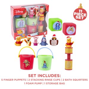 Winnie the Pooh 11 Piece Holiday Bath Set