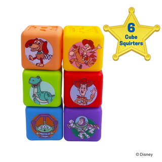 Toy Story Cube Bath Squirters, 6-Piece