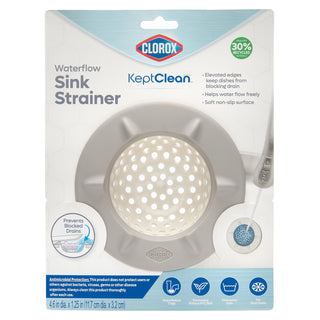 Clorox KeptClean Kitchen Waterflow Sink Strainer