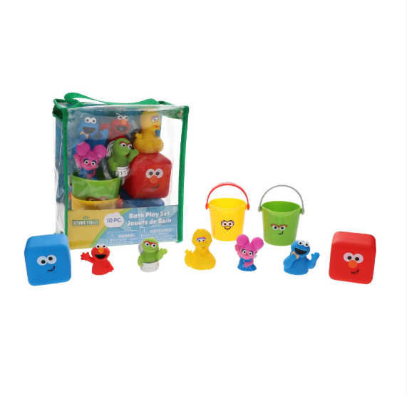 Sesame street online bath toys