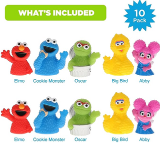 Sesame Street 10 Piece Finger Puppet Set