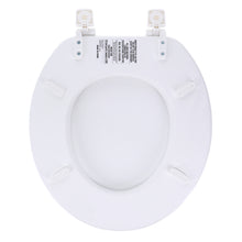 Load image into Gallery viewer, Home+Solutions Desert White Round Soft Cushioned Toilet Seat