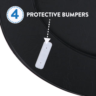 Home+Solutions Black Round Soft Cushioned Toilet Seat