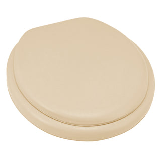 Home+Solutions Champagne Round Soft Cushioned Toilet Seat