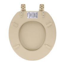 Load image into Gallery viewer, Home+Solutions Champagne Round Soft Cushioned Toilet Seat