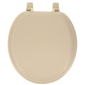 Home+Solutions Champagne Round Soft Cushioned Toilet Seat