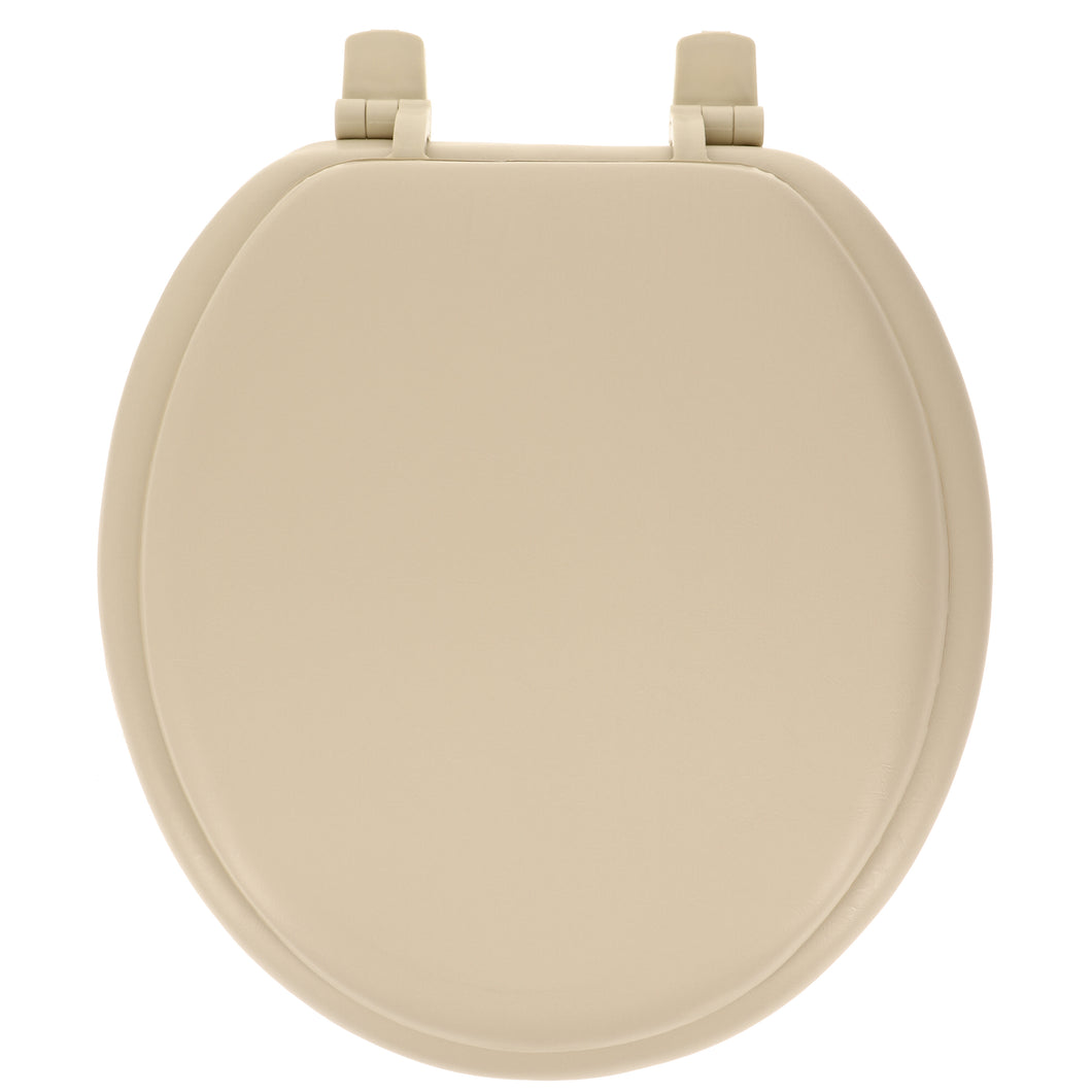 Home+Solutions Champagne Round Soft Cushioned Toilet Seat