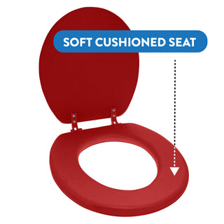 Home+Solutions Merlot Round Soft Cushioned Toilet Seat