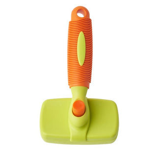 Fresh Pals Self-Cleaning Retractable Dog and Pet Brush, Large