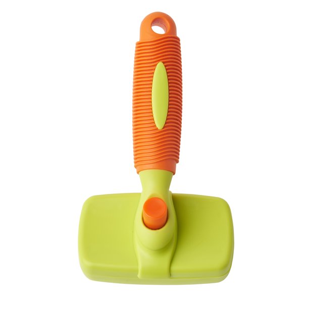 Fresh Pals Self-Cleaning Retractable Dog and Pet Brush, Large