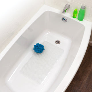 Home+Solutions Clear Soft As Grass Bath Mat, 25.75"x14"