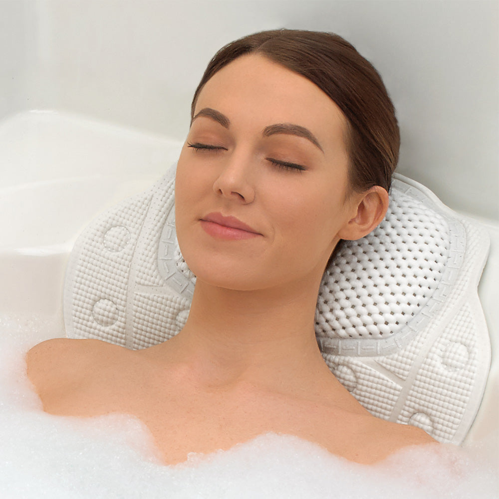 Luxury Soft Spa Cushion Bathtub Mattress, Full Body Spa Bath Pillow Mat  with Suction Cups, Non Slip Bath Pillow Mat for Comfort Back Rest, Head,  Neck