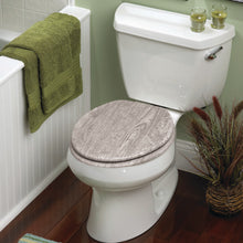 Load image into Gallery viewer, Home+Solutions Elongated Distressed Grey Wood Decorative Toilet Seat