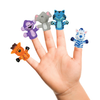 Idea Factory 5 Piece Farm Animal Finger Puppet Set