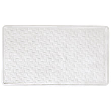 Load image into Gallery viewer, Home+Solutions White Basketweave Bath Mat, 28&quot;x16&quot;