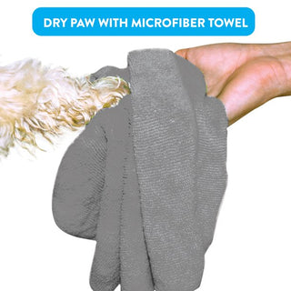 Fresh Pals Paw Cleaner Bath Set with Microfiber Towel