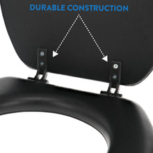 Load image into Gallery viewer, Home+Solutions Zebra Round Soft Cushioned Toilet Seat
