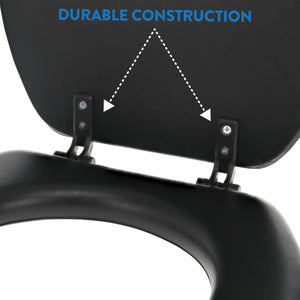 Home+Solutions Zebra Round Soft Cushioned Toilet Seat