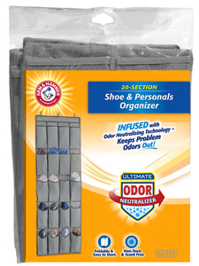 Arm & Hammer™ Odor Neutralizing 20 Pocket Shoe Organizer