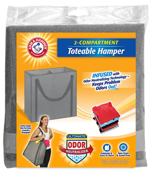 Arm & Hammer‚™ Odor Neutralizing Two-Compartment Hamper