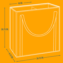 Load image into Gallery viewer, Arm &amp; Hammer™ Odor Neutralizing Two-Compartment Hamper