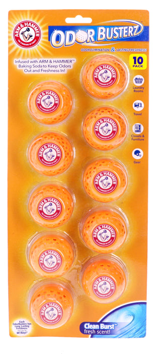 Arm & Hammer Odor Busterz™ Balls, 10 Odor Balls