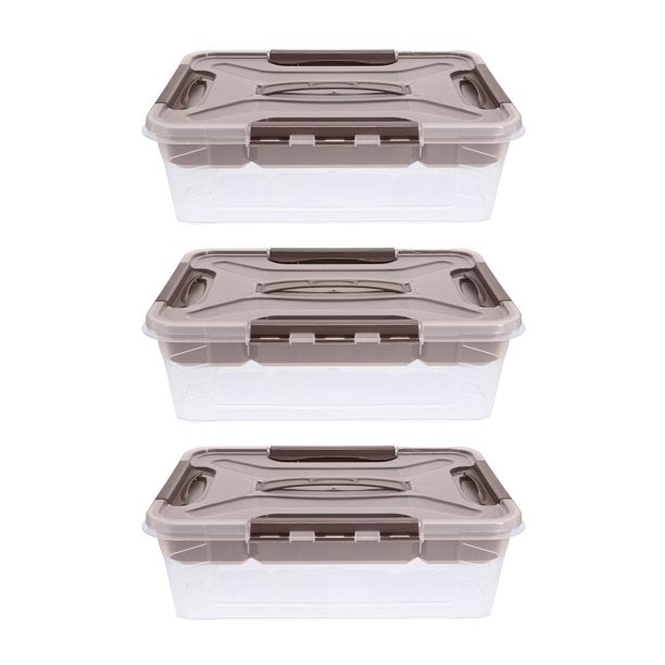 Small Clear Storage Containers - 3 Pc.